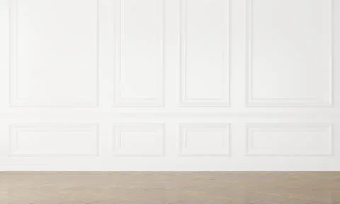 Empty wall in modern interior Stock Illustration