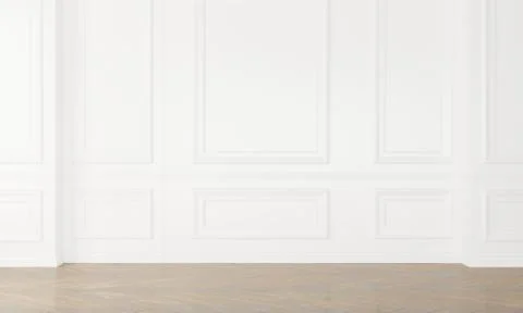 Empty wall in modern interior Stock Illustration