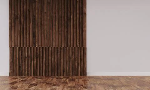 Empty wall in modern interior Stock Illustration