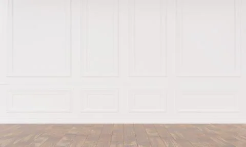 Empty wall in modern interior Stock Illustration