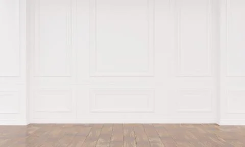 Empty wall in modern interior Illustrazione stock