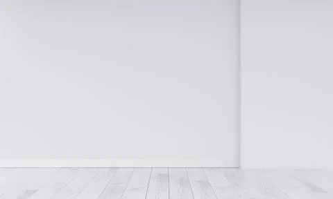 Empty wall in modern interior Illustrazione stock