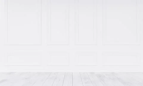 Empty wall in modern interior Stock Illustration