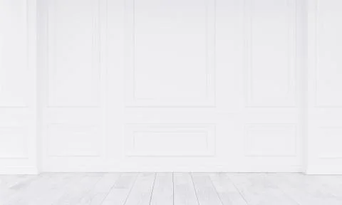 Empty wall in modern interior Stock Illustration