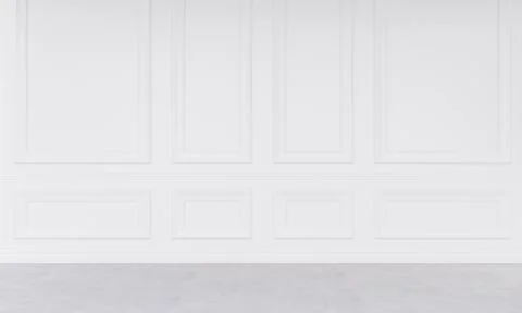 Empty wall in modern interior Stock Illustration