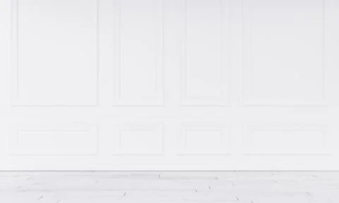 Empty wall in modern interior Illustrazione stock