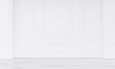 Empty wall in modern interior Illustrazione stock