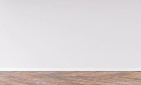 Empty wall in modern interior Stock Illustration