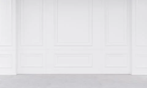 Empty wall in modern interior Illustrazione stock