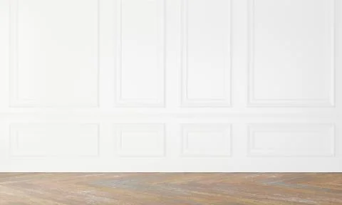 Empty wall in modern interior Illustrazione stock