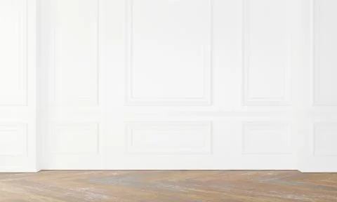 Empty wall in modern interior Illustrazione stock