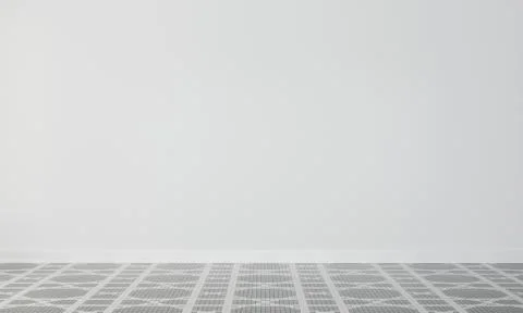 Empty wall in modern interior Illustrazione stock