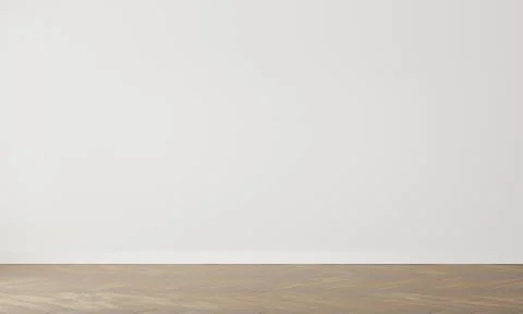 Empty wall in modern interior Illustrazione stock