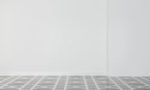 Empty wall in modern interior Stock Illustration