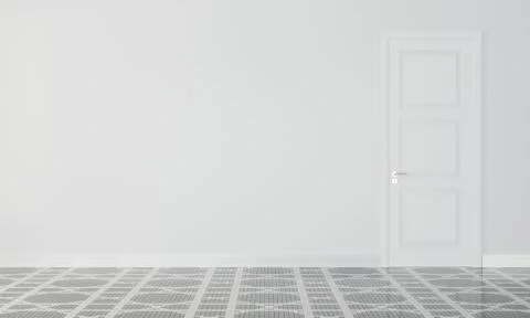 Empty wall in modern interior Stock Illustration