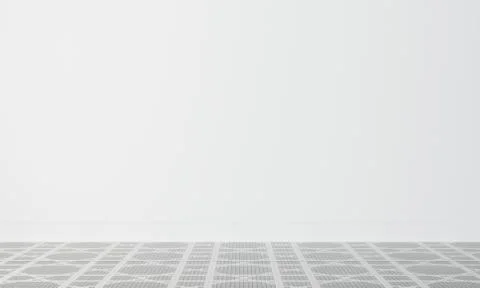 Empty wall in modern interior Illustrazione stock