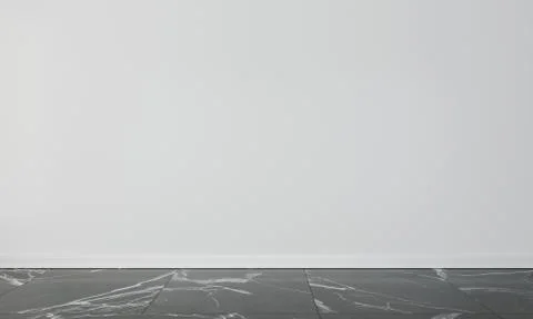 Empty wall in modern interior Illustrazione stock