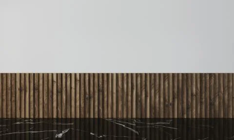 Empty wall in modern interior Stock Illustration