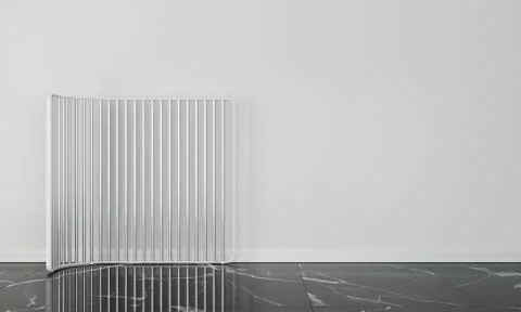 Empty wall in modern interior Stock Illustration