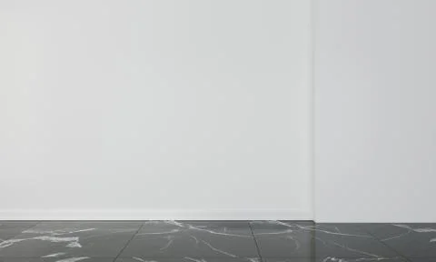 Empty wall in modern interior Stock Illustration