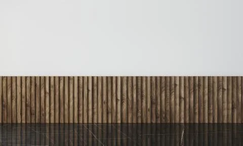 Empty wall in modern interior Stock Illustration