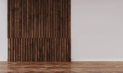 Empty wall in modern interior Stock Illustration