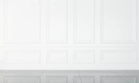 Empty wall in modern interior Illustrazione stock