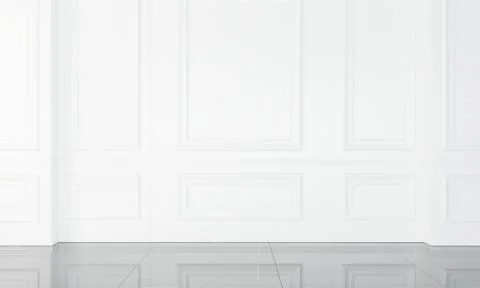 Empty wall in modern interior Stock Illustration