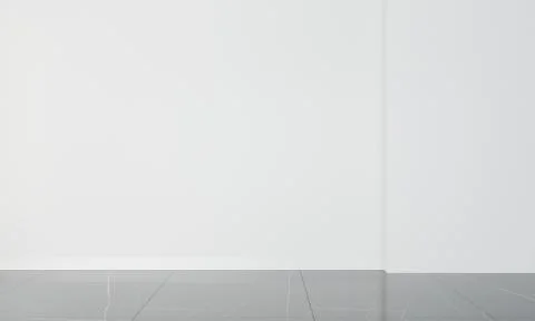 Empty wall in modern interior Illustrazione stock