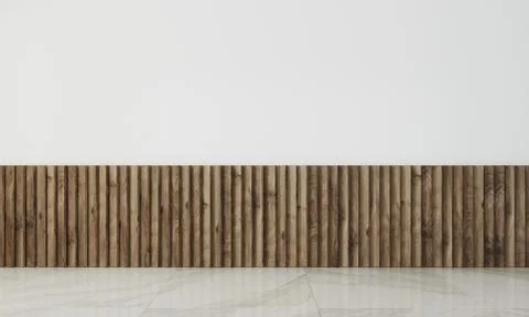 Empty wall in modern interior Illustrazione stock