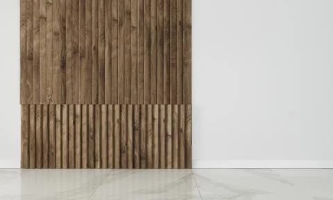 Empty wall in modern interior Stock Illustration