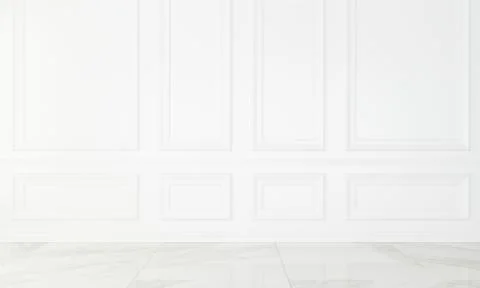 Empty wall in modern interior Illustrazione stock