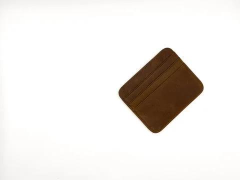 An Empty wallet isolated on white background, wealth concept, money, wallet, Stock Photos