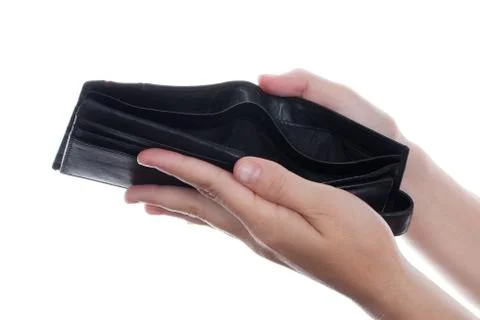 Empty wallet Stock Photos