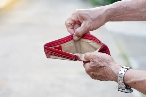Empty wallet Stock Photos