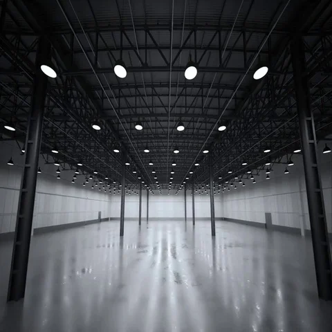 Empty Warehouse Stock Footage 69390085