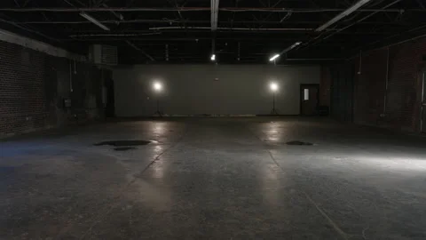 Empty Warehouse Stock Footage 227830079
