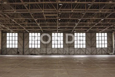 Empty warehouse Stock Photos
