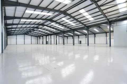Empty warehouse Stock Photos