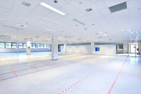 Empty warehouse Stock Photos