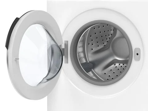 Empty washing machine Illustrazione stock