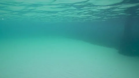 Empty water clean ocean pristine Video stock 265938837