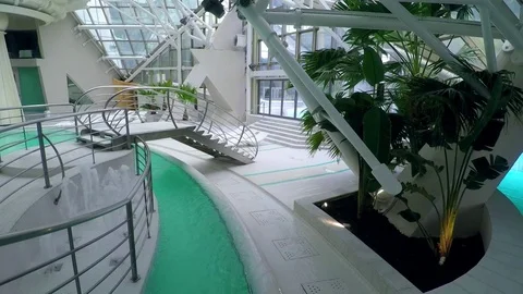 Empty Water Facilties Functioning Stock Footage 72669262