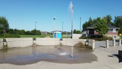 Empty water park because of COVID pandemic Stock Footage 137427333