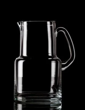 Empty water pitcher Stock Photos