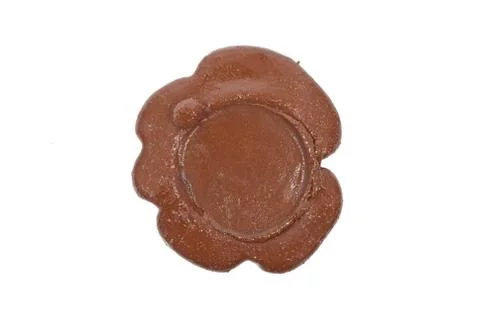 Empty wax seal Stock Photos