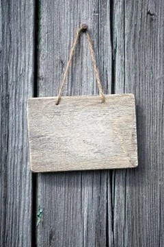 Empty weathered signboard Stock Photos