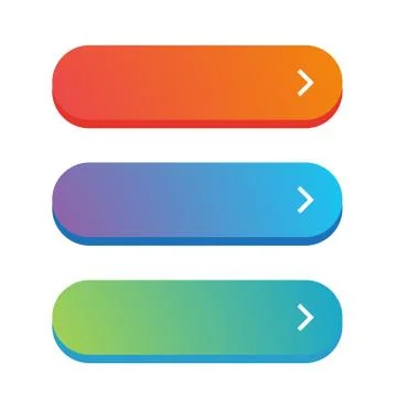 Empty web button vector Illustrazione stock