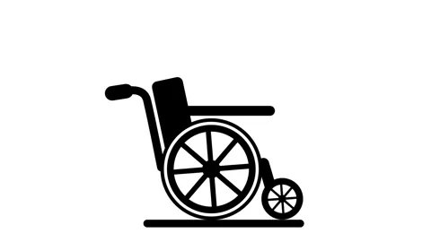 Empty Wheelchair Stock Footage 335667613