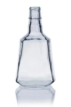 Empty Whiskey Bottle Foto stock